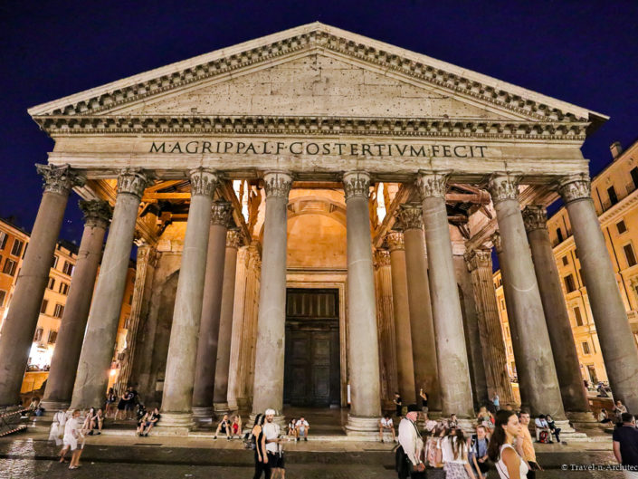 Italy-Rome-Pantheon-Evening