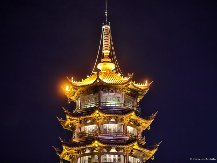 China-Guilin-Sun and Moon Twin Pagodas